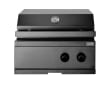 Nordic Line - Integrierbarer Gasgrill (2 Brenner) Schwarz