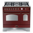 Dolce Vita - Dual Fuel Range Cooker 90 cm (2 ovens) (Burgundy/Bronze)
