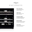 Integrated wine cooler- WineKeeper Exclusive 25D Push-pull