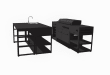 Nordic Line - Free-standing outdoor kitchen - Aarhus (Black)