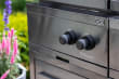 Nordic Line - Integreerbare Gasbarbecue (2 branders) - Zwart