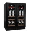 Sisäänrakennettava viinikaappi – WineCave 60D2 Anthracite Black Näyttelyhylly