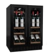 Unterbau-Weinkühlschrank - WineCave 60D2 Anthracite Black Präsentationsfach