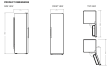 Professional - Kjøleskap og fryser (Rustfri) 120 cm