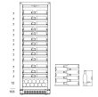 Weinklimaschrank - Velvet 125 Glass Premium "Rail" Package