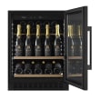Inbyggbar champagnekyl -  WineCave 700 60S Anthracite Black