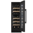 Sisäänrakennettava viinikaappi - WineCave 800 30D Fullglass Black