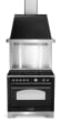 Range cooker - Dolce Vita 90 cm (1 oven) (Black/Chrome) Induction