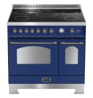 Piano de cuisson - Dolce Vita 90 cm (2 fours) (Bleu/Bronze) Induction