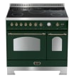 Range cooker - Dolce Vita 90 cm (2 ovens) (Green/Bronze) Induction