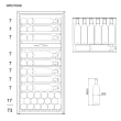 Integrierbarer Weinkühlschrank - WineKeeper 70D Stainless 