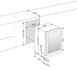 Sisäänrakennettava viinikaappi - WineCave 800 50D Stainless