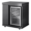 Myoutdoorkitchen - Classic Line Black - Module with refrigerator and storage cupboard