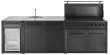Myoutdoorkitchen - Nordic Line - Vapaasti seisova ulkokeittiö - Copenhagen (Musta)