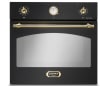 (Outlet) - Indbygningsovn Dolce Vita 60 cm (Antrasittsort/Messing)