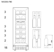 Spis- och vinkylspaket - Lofra 90 cm induktion + mQuvée WineCave 780 30D inbyggbar vinkyl - (Black/Brassed)