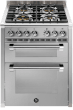 Steel - Ascot - Combi-Steam - Gasspis 70 cm (2 ugnar) (Rostfri/Krom)