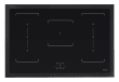 Cuore - Induktionsspis 90 cm (2 ugnar) (Svart/Borstat stål)