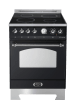 Dolce Vita - Induktionsherd 60 cm (1 Backofen) (Schwarz/Chrom) 