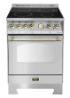 Dolce Vita - Induktionsherd 60 cm (1 Backofen) (Edelstahl/Messing) 