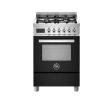 Professional - Gasspis 60 cm (1 ugn) (Svart) 