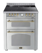 Piano de cuisson - Dolce Vita 70 cm (2 fours) (Acier inoxydable/Laiton) Induction