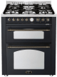 Piano de cuisson - Dolce Vita 70 cm (2 fours) (Noir/Bronze) Gaz