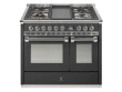 Ascot - Combi-steam - Gasspis 100 cm (2 ugnar) (Antracite/Chrome) + BBQ