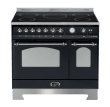Dolce Vita - Induction Range Cooker 90 cm (2 ovens) (Black/Chrome) 