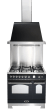 Dolce Vita - Dual Fuel Range Cooker 90 cm (2 ovens) (Black/Chrome)