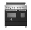 Master - Induktionsspis 90 cm (2 ugnar) (Svart) 