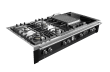 Surface de cuisson 120 cm (Noir / Chrome) 