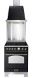 Cooker package Black/Brass – Dolce vita 60 cm Induction (cooker + extractor hood + splashback)