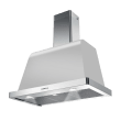Ensemble piano de cuisson Acier inoxydable/Laiton - Dolcevita 90 cm (piano de cuisson à induction + hotte + crédence)
