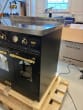 (Outlet) - Dolce Vita - Induksjonkomfyr 90 cm (2 ovner) (Svart/Messing) 