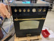 (Outlet) - Dolce Vita - Induksjonskomfyr 60 cm (1 ovn) (Svart/Messing) 