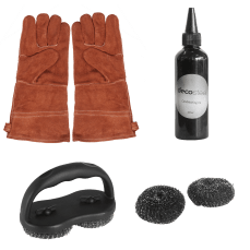 Grillitarvikkeet paketti puhdistuspakkaus "Clean Black" - Mustat ulkokeittiöt