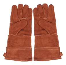 Nahkaiset grillihanskat - One size