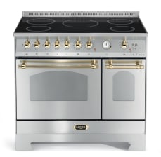 Dolce Vita - Induction Range Cooker 90 cm (2 ovens) (Stainless/Brassed) 
