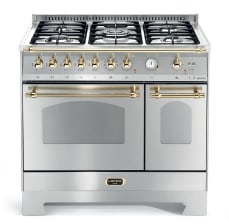 Range cooker - Dolce Vita 90 cm (2 ovens) (Stainless/Brassed) Gas