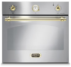 Einbaubackofen Dolce Vita 60 cm (Edelstahl/Messing)