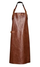 Leather apron - Cognac/Brown