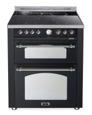 Range cooker - Dolce Vita 70 cm (2 ovens) (Black/Chrome) Induction