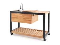 Free-standing worktop with sink - Arvid
