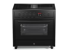 Spis - Enfasi Mistral (All Black) Induktion med downdraft-fläkt