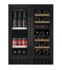 Wein- und Bierkühlschrank Kombipaket 60 Anthracite Black