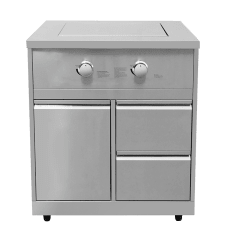 (Outlet) - Inox Range - Module met zijbrander 