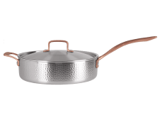 Sautépfanne mit Deckel 28 cm – Edelstahl