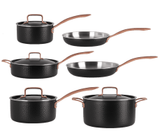 Grytset 6 delar  - Svart