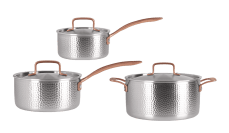 Grydesæt 3 dele - Rustfri